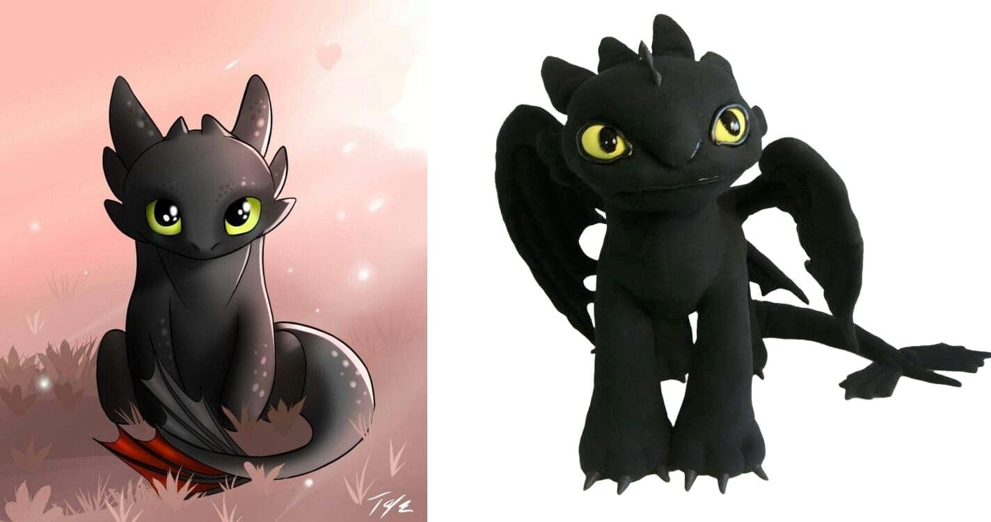 Toothless-Night-Fury-soft-toy-custom-made