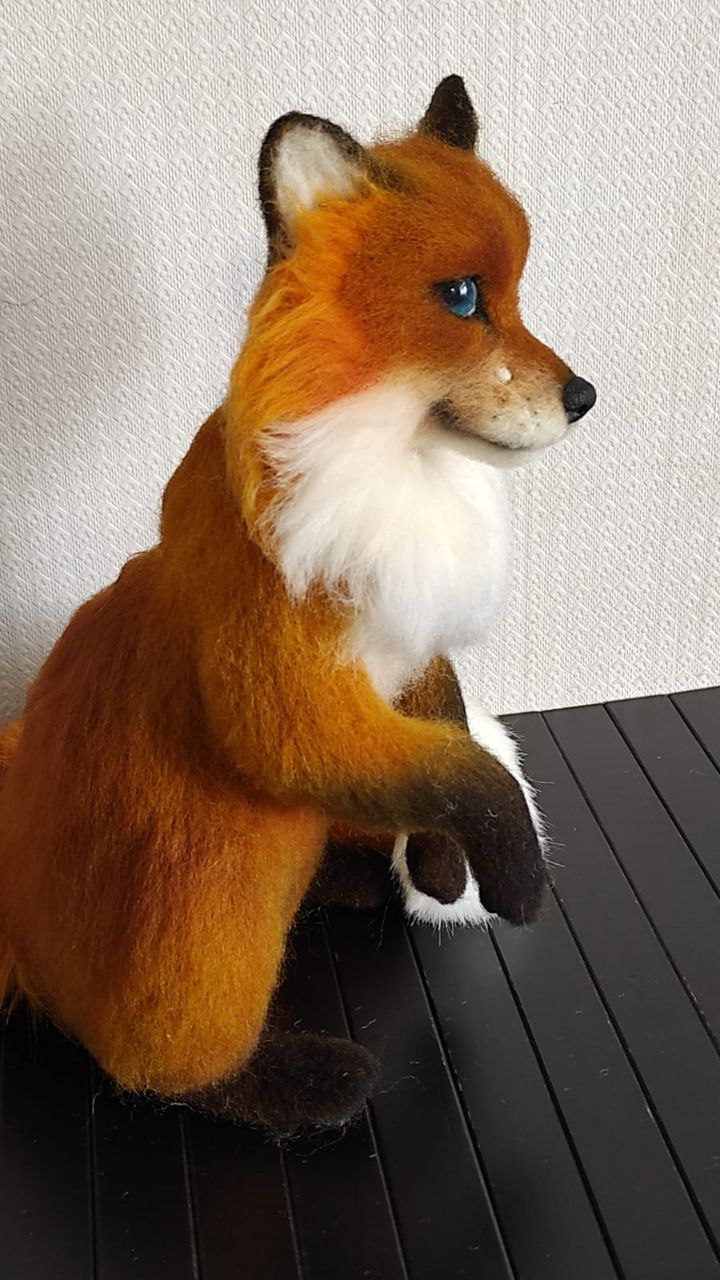 Fox handmade-fox-plush