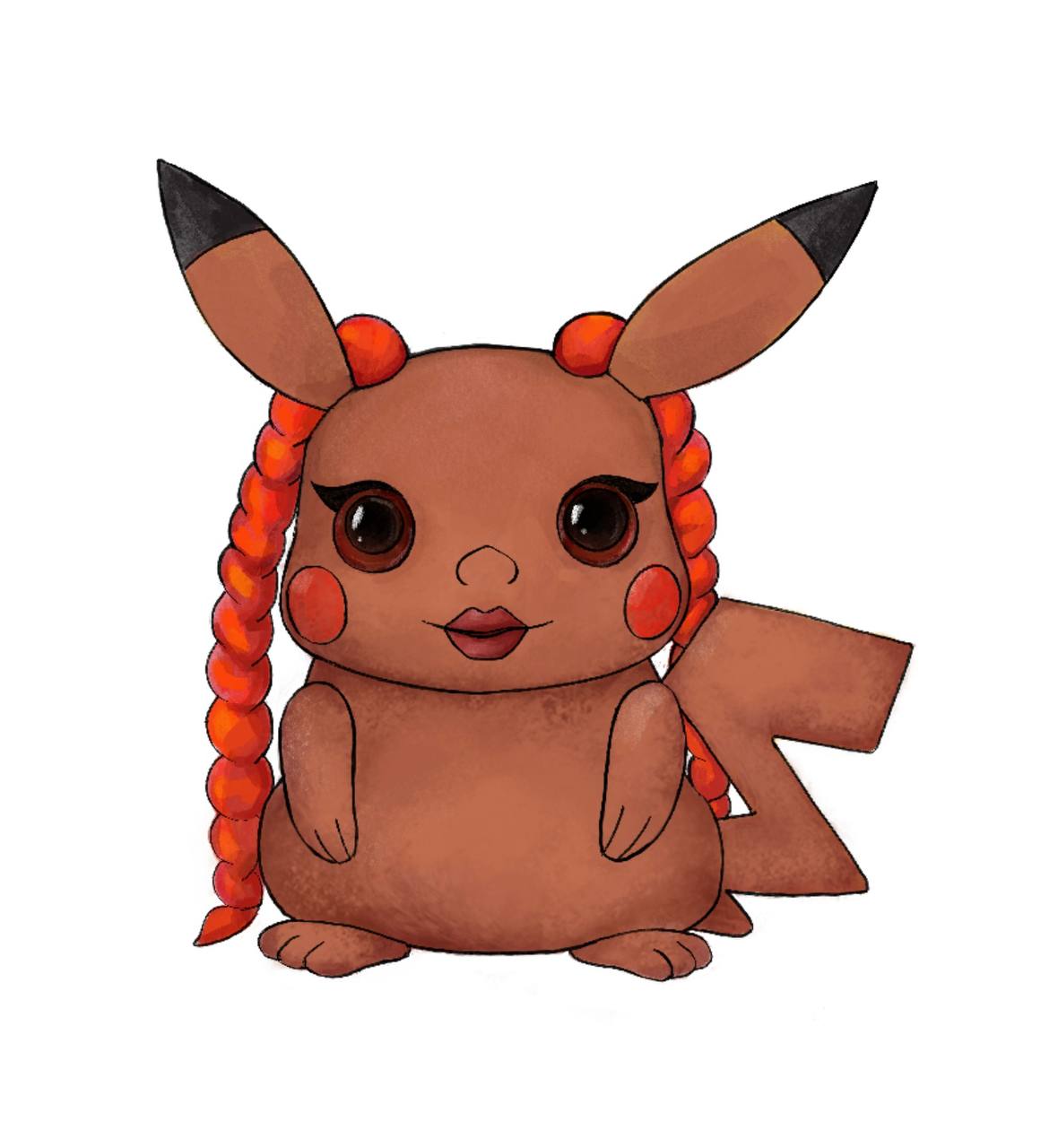 Zoe Wees Pikachu Plush 4 afro-pikachu-plush