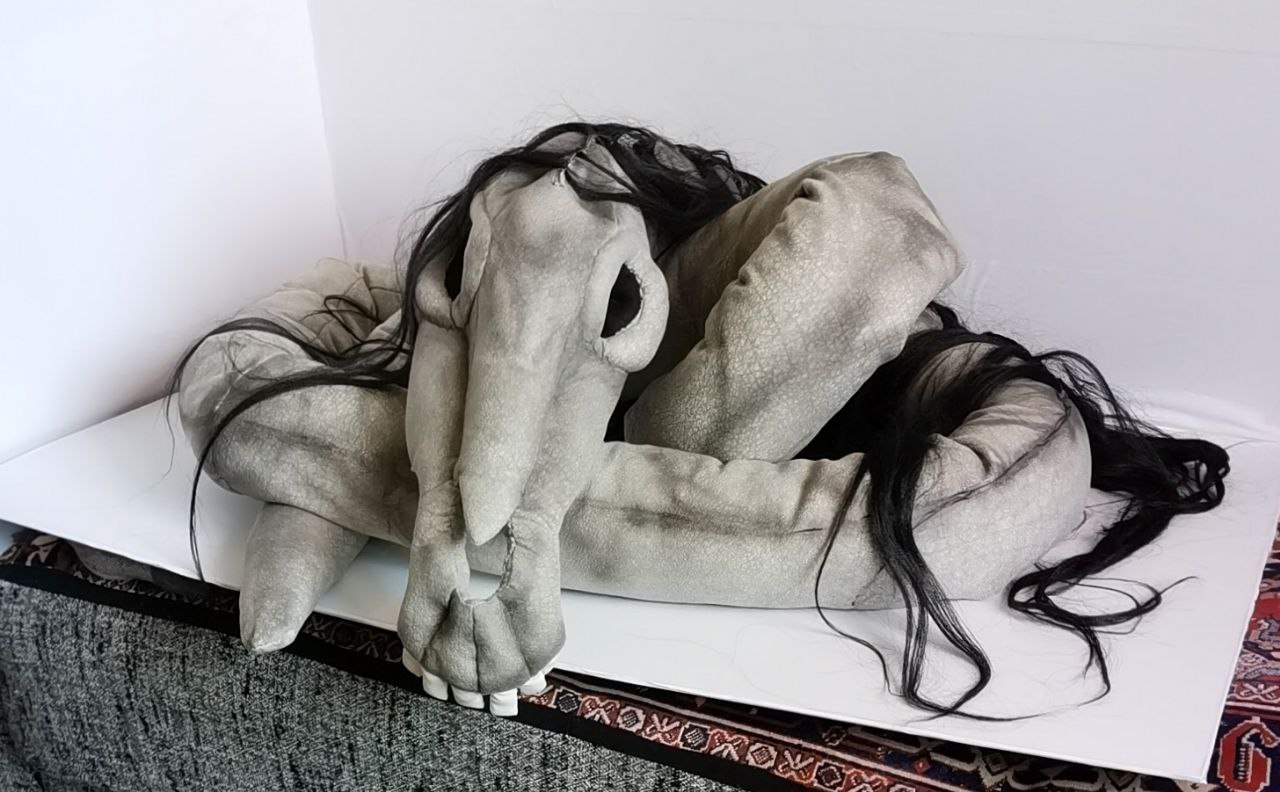 Long-necked horse 4 elongated-horse-stuffed-animal