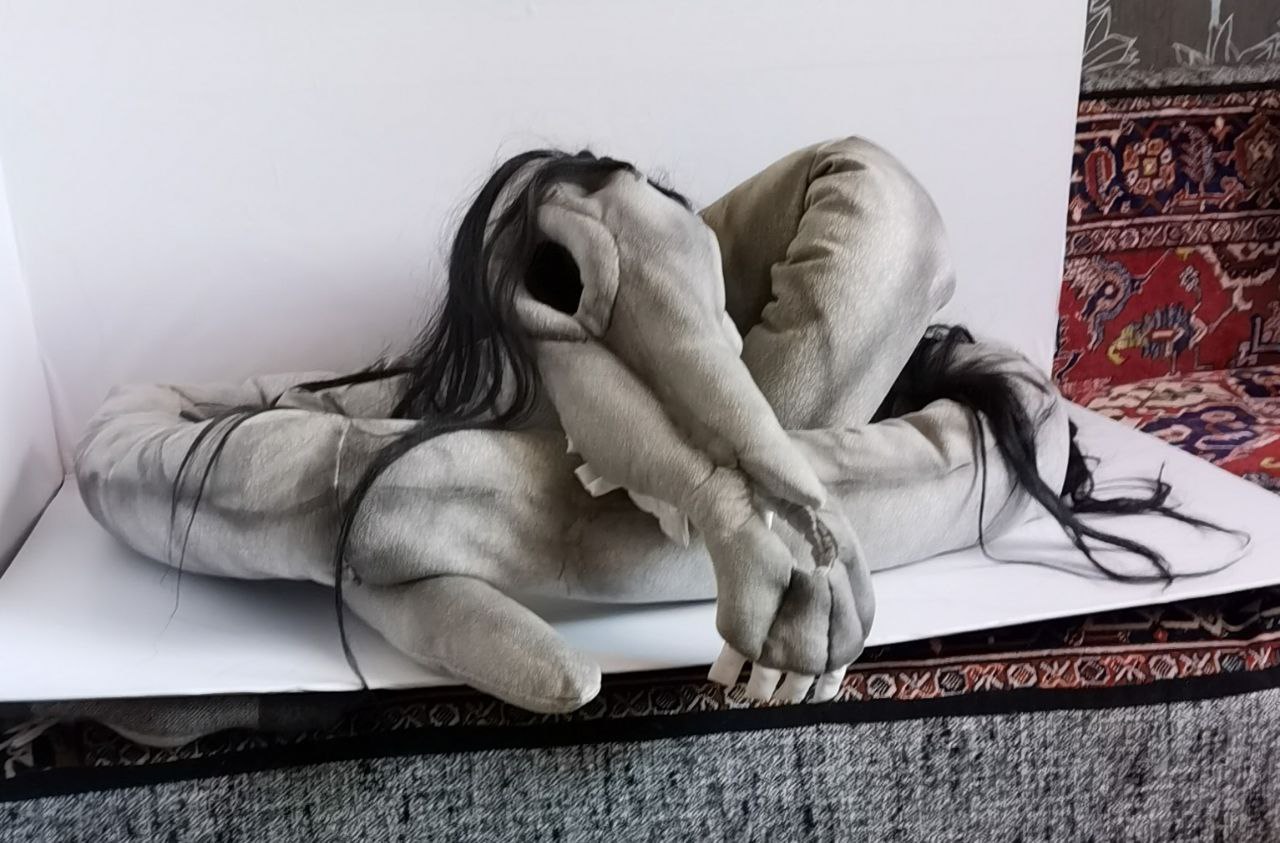 Long-necked horse 5 stretched-horse-plush