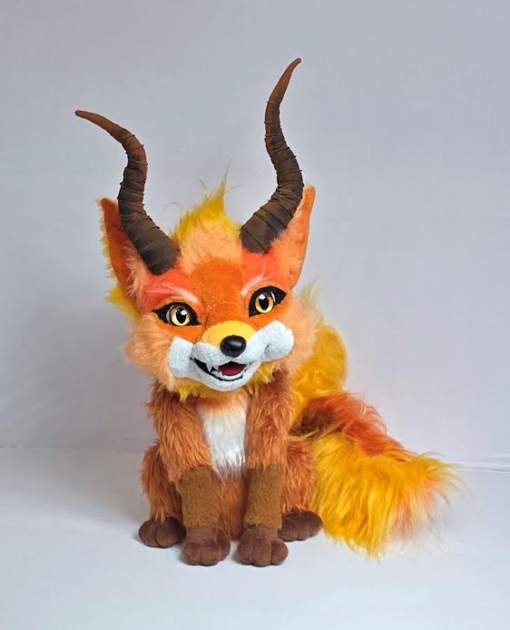 Fantasy Fox 3 handmade-mythical-fox-stuffed-animal