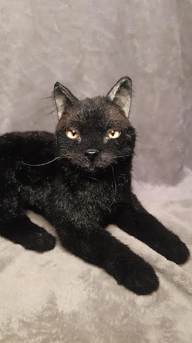 Black cat 3 handmade-cat-plush-made-to-order